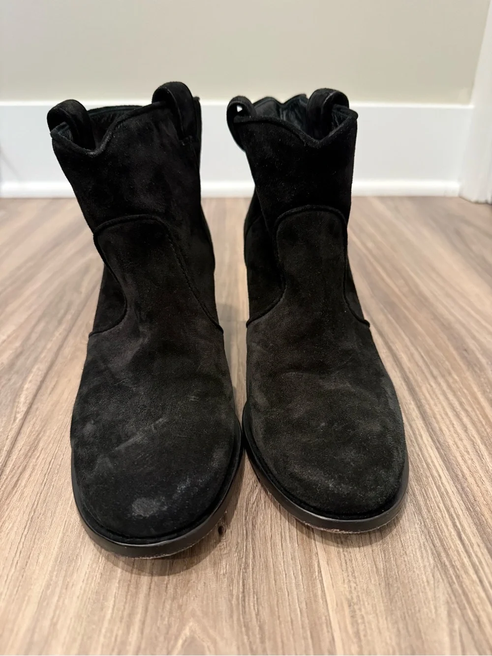 Laurence Dacade Black Suede Ankle Booties